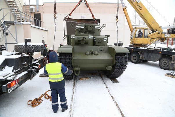 На Урале воссоздали уникальный пятибашенный танк Т-35. На Урале воссоздали уникальный 3