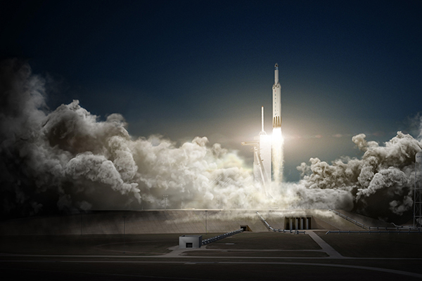 Американская ракета Falcon Heavy все еще пытается взлететь. 1