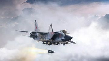 Истребитель МИГ-31БМ расчищает дорогу для ТУ-95. Фотогалереи, видео