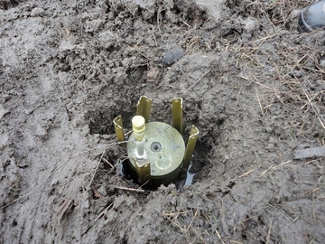 Выпрыгивающая мина ОЗМ-72. Видео подрыва