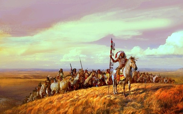 Индейцы едва не победили ковбоев на Диком Западе